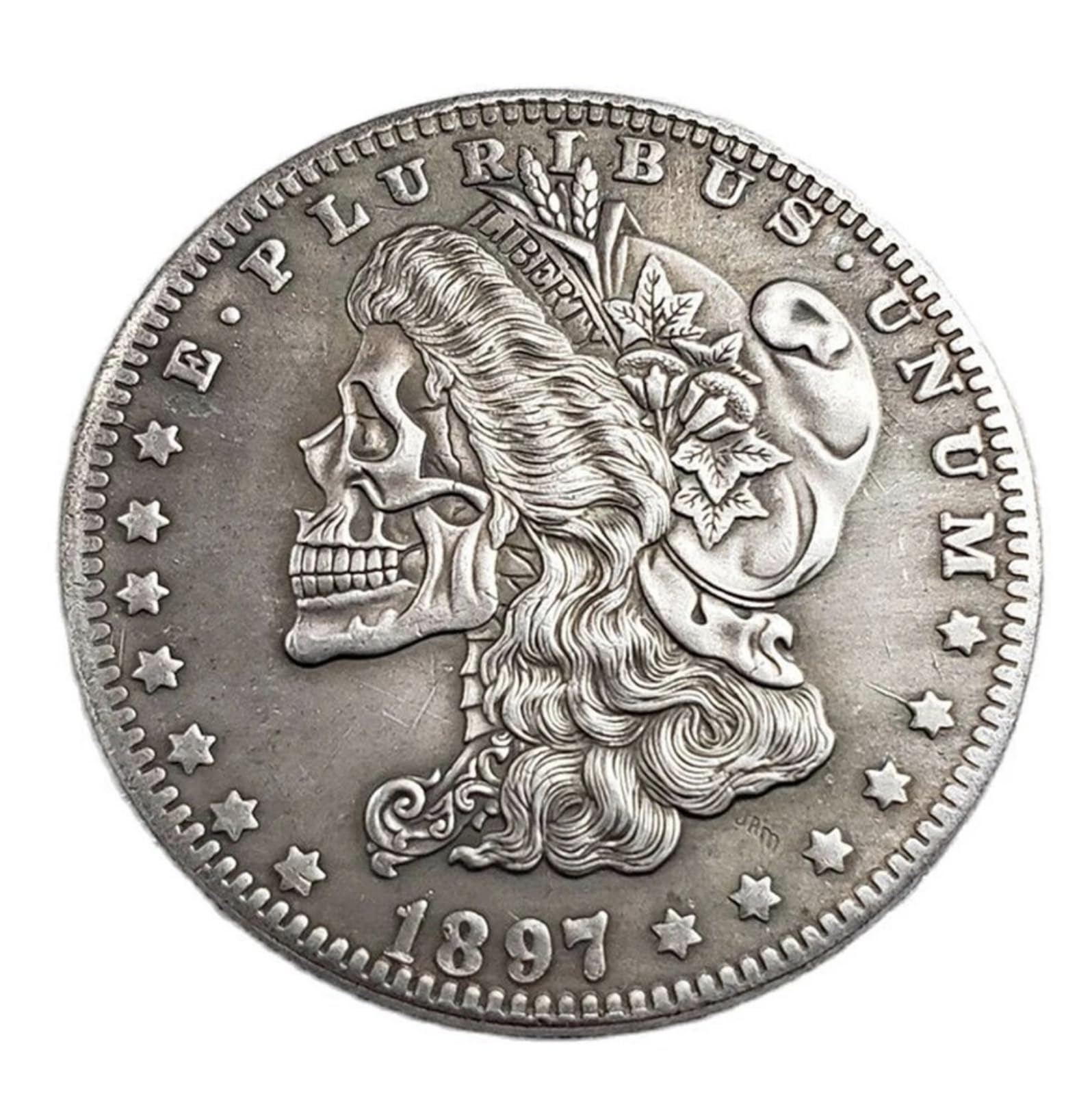 ⭐︎ミヤル⭐︎ Amazon.com: Copy U.S Hobo Morgan Coin Snakes All Seeing Eye